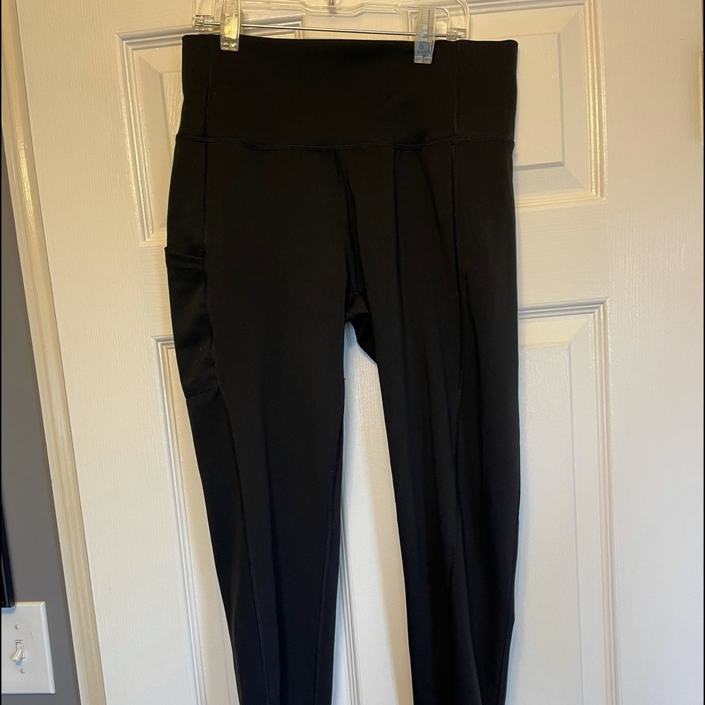 Adidas black crop leggings